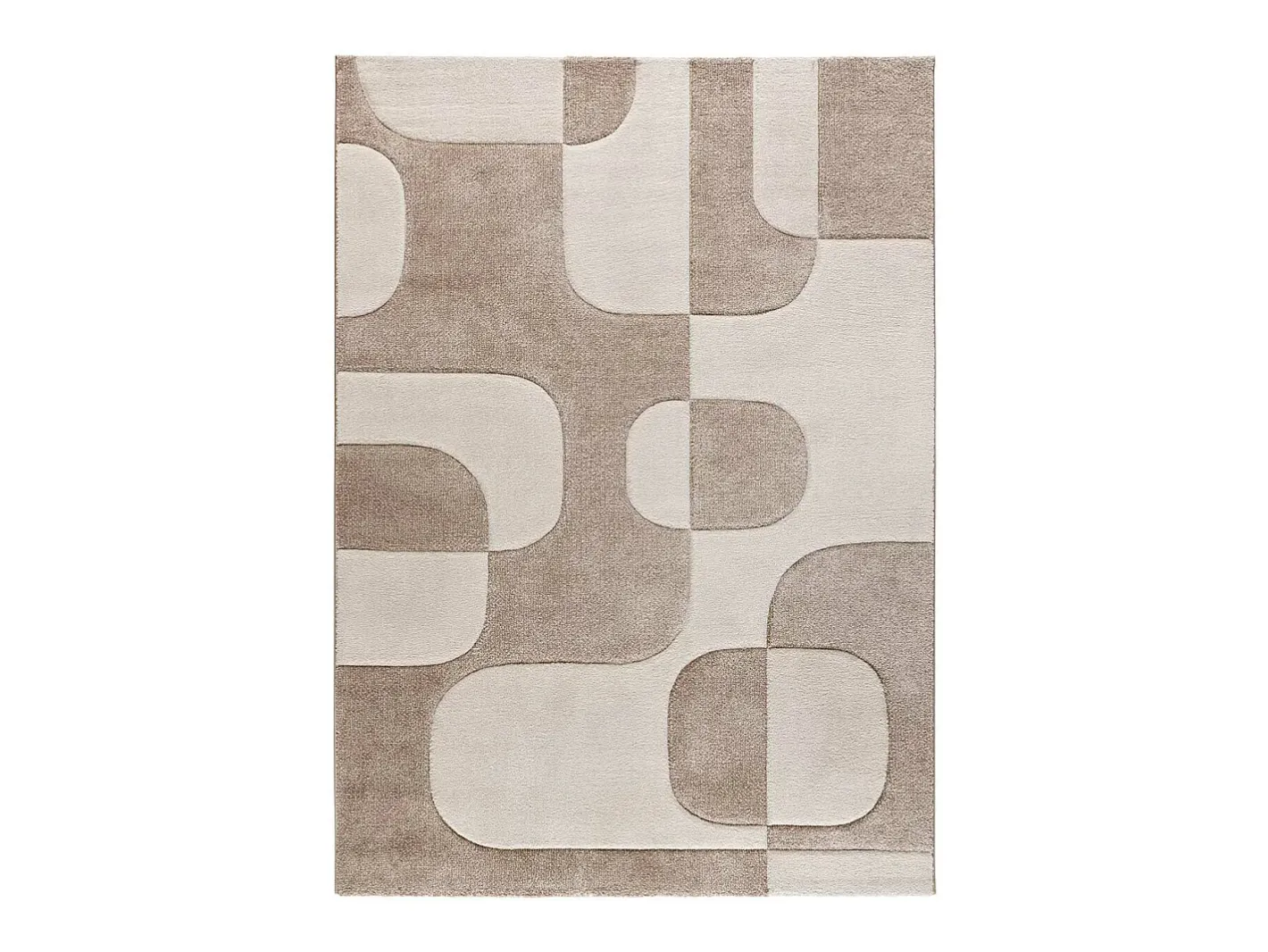 Alfombra interior - geométrico - - 160 x 230 cm - LENA Crema
