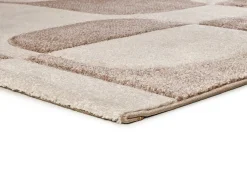 Alfombra interior - geométrico - - 80 x 150 cm - LENA Crema Discount