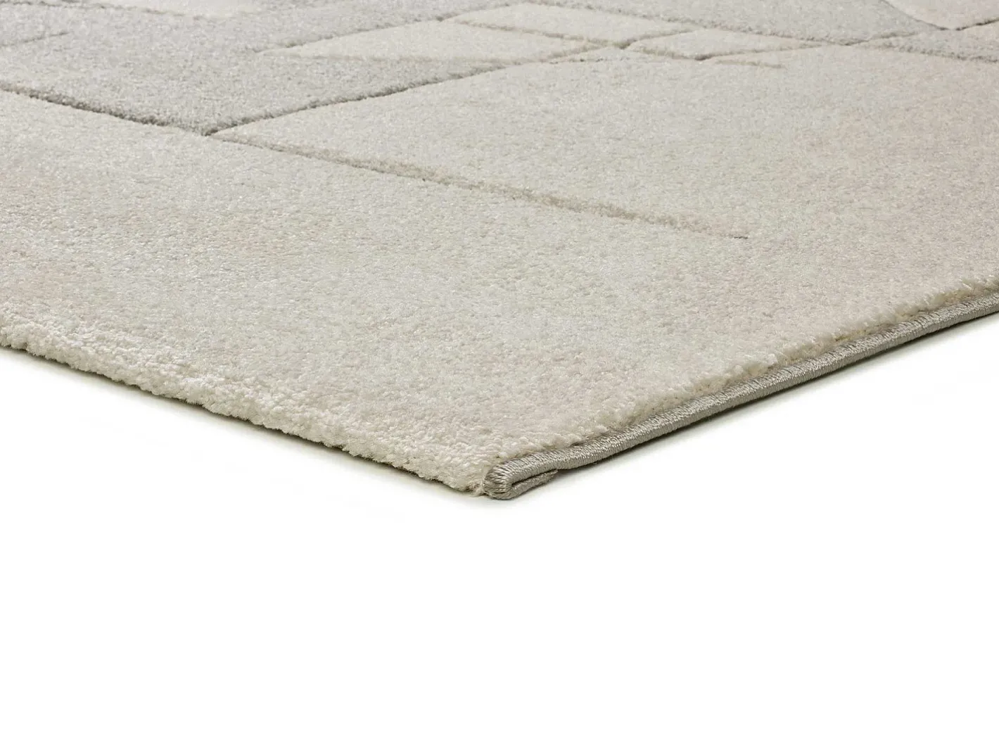 New Alfombra interior - geométrico - - 200 x 290 cm - LENA Crema