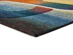 Alfombra interior - geométrico - multicolor - 120 x 170 cm - SYBIL Naranja / Violeta / Azul / Beige / Amarillo / Multicolor Clearance