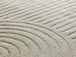 Alfombra interior - geométrico con relieve - - 120 x 170 cm - VERONA Crema Hot