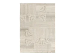 Alfombra interior - geométrico con relieve - - 120 x 170 cm - VERONA Crema Hot