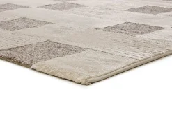 Alfombra interior - geométrico con relieve - - 120 x 170 cm - VERONA Crema Hot