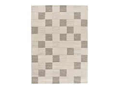 Alfombra interior - geométrico con relieve - - 120 x 170 cm - VERONA Crema Hot