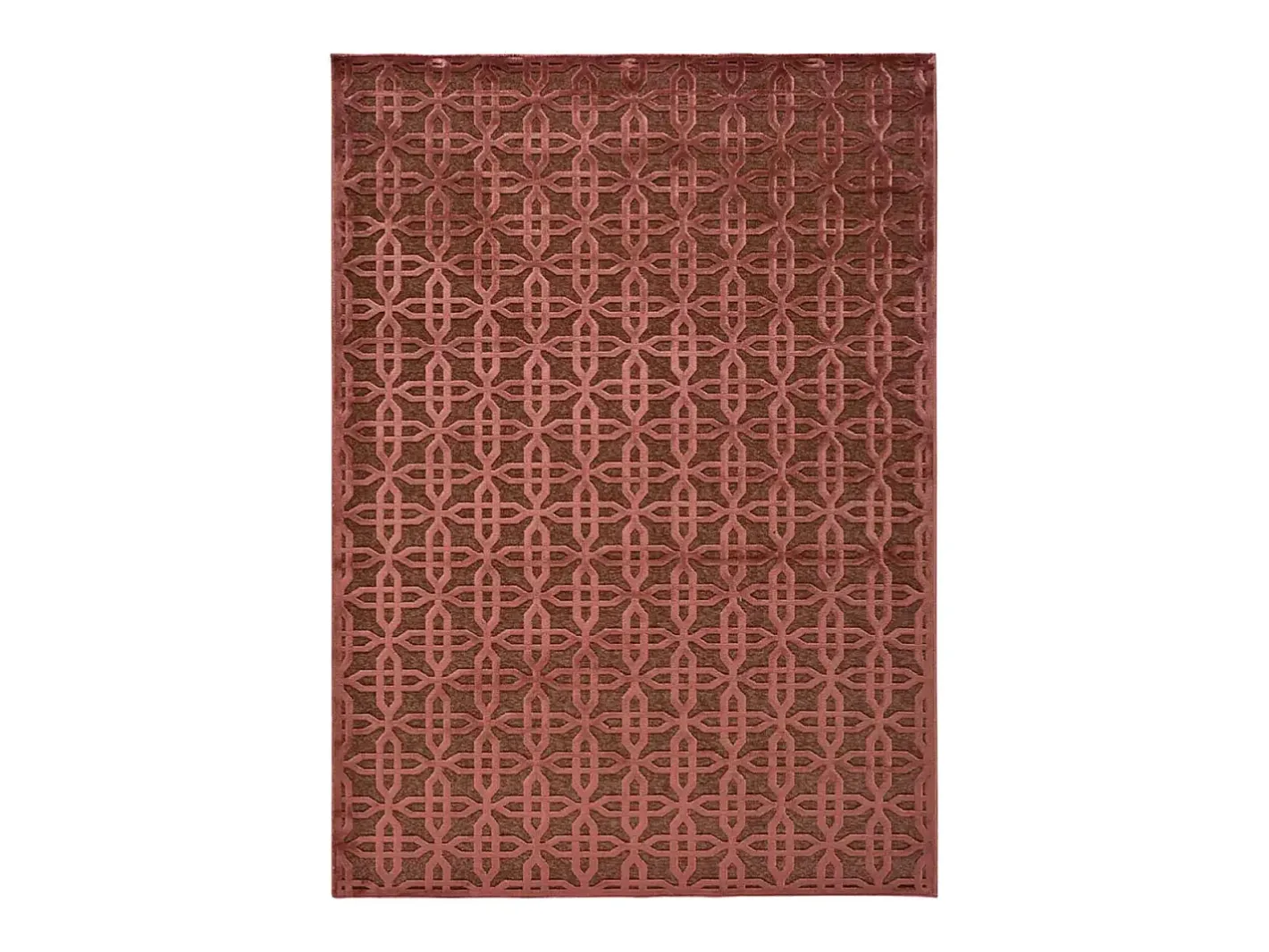 Clearance Alfombra interior - geométrico - caldera - 60 x 110 cm - MARGOT Cobrizo