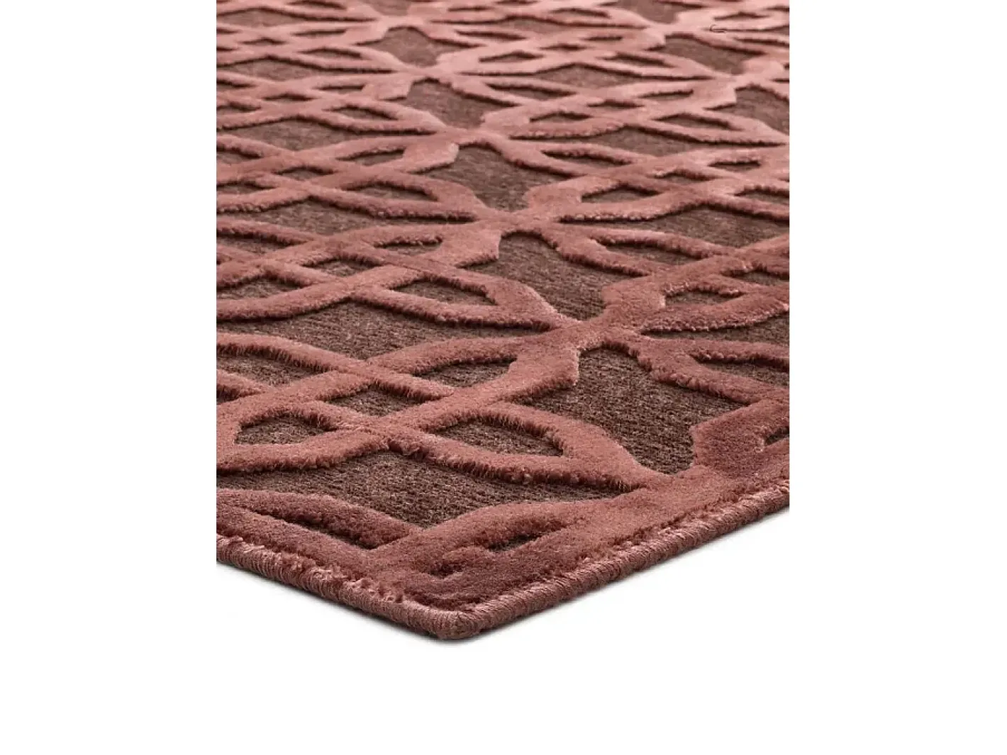 Clearance Alfombra interior - geométrico - caldera - 60 x 110 cm - MARGOT Cobrizo