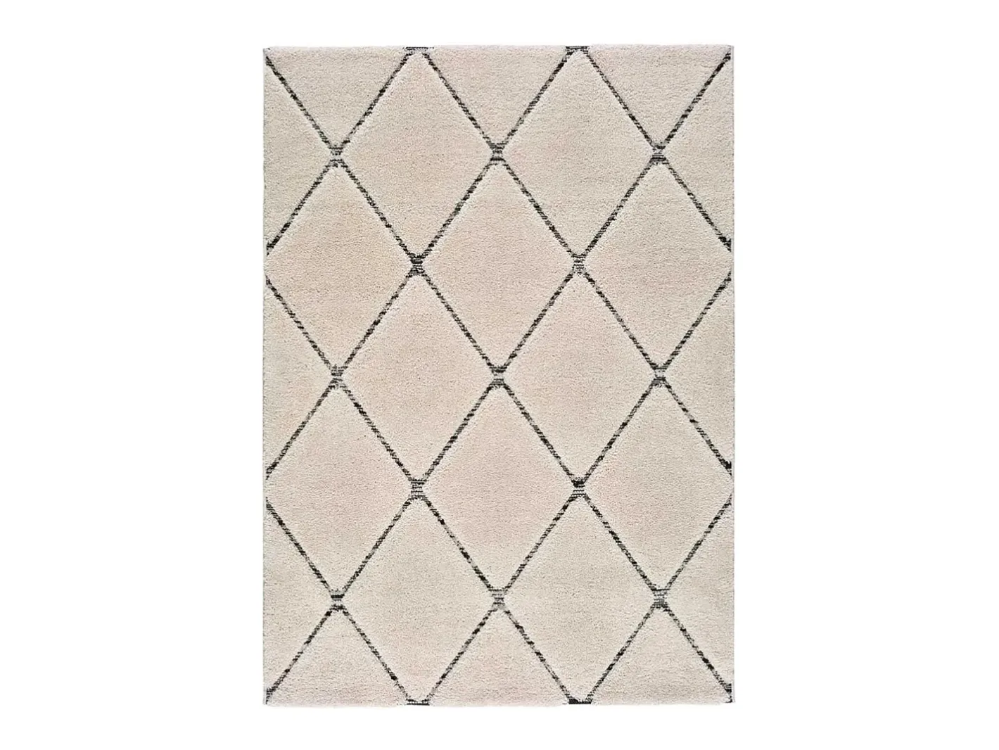 Discount Alfombra interior - geométrico - - 120 x 170 cm - SWANSEA Blanco