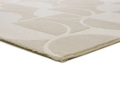 Alfombra De Salón-Alfombra interior - geométrico con relieve - - 133 x 190 cm - FLORA Blanco