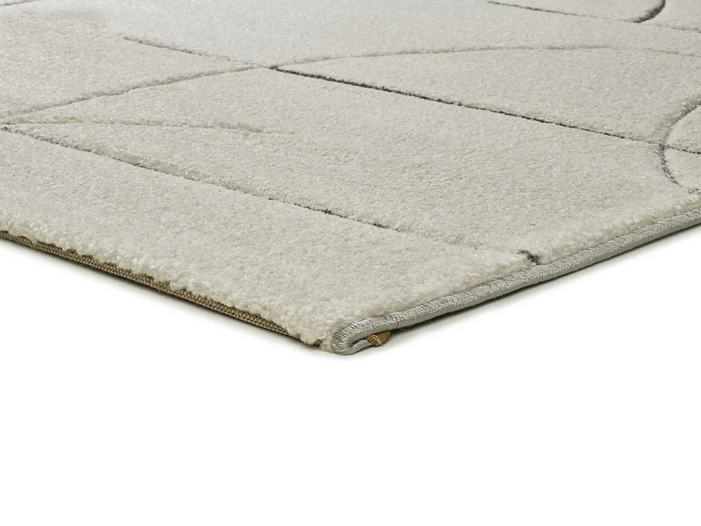 Alfombra interior - geométrico - - 80 x 150 cm - LENA Crema Outlet