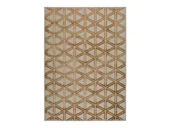 Alfombra interior - geométrico - cobre - 160 x 230 cm - LANA Cobrizo Clearance