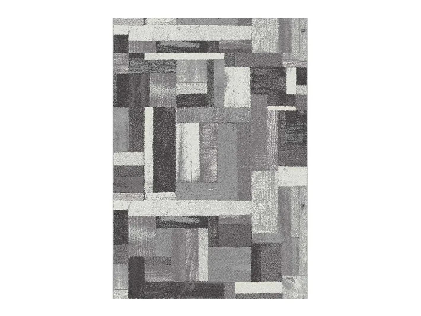 Alfombra De Salón-Alfombra interior - geométrico - - 160 x 230 cm - AMBER Gris