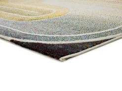 Alfombra interior - geométrico - multicolor - 160 x 230 cm - SYBIL Naranja / Beige / Amarillo / Multicolor