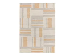 Alfombra interior - geométrico - beige - 133 x 190 cm - CRAFT Gris / Beige Sale