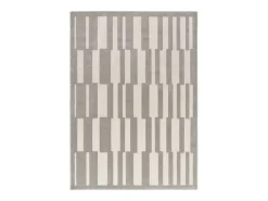 Alfombra De Salón-Alfombra interior - geométrico con relieve - - 200 x 290 cm - BARESA Gris / Blanco