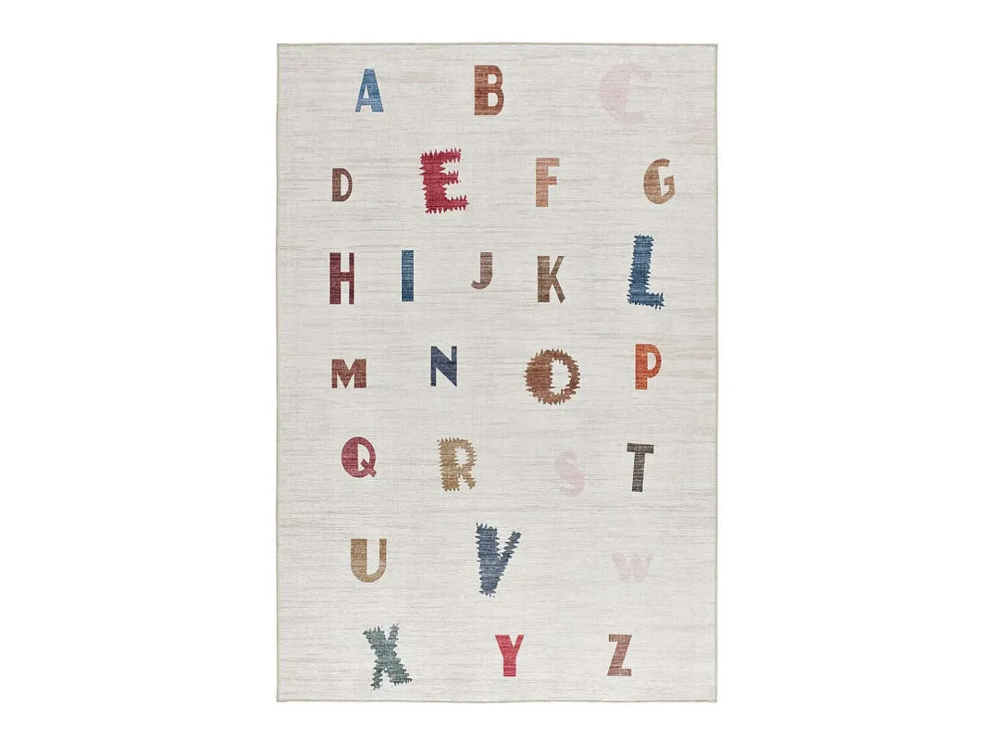 Alfombra interior - infantil abecedario - - 120 x 170 cm - CANDY Multicolor Clearance