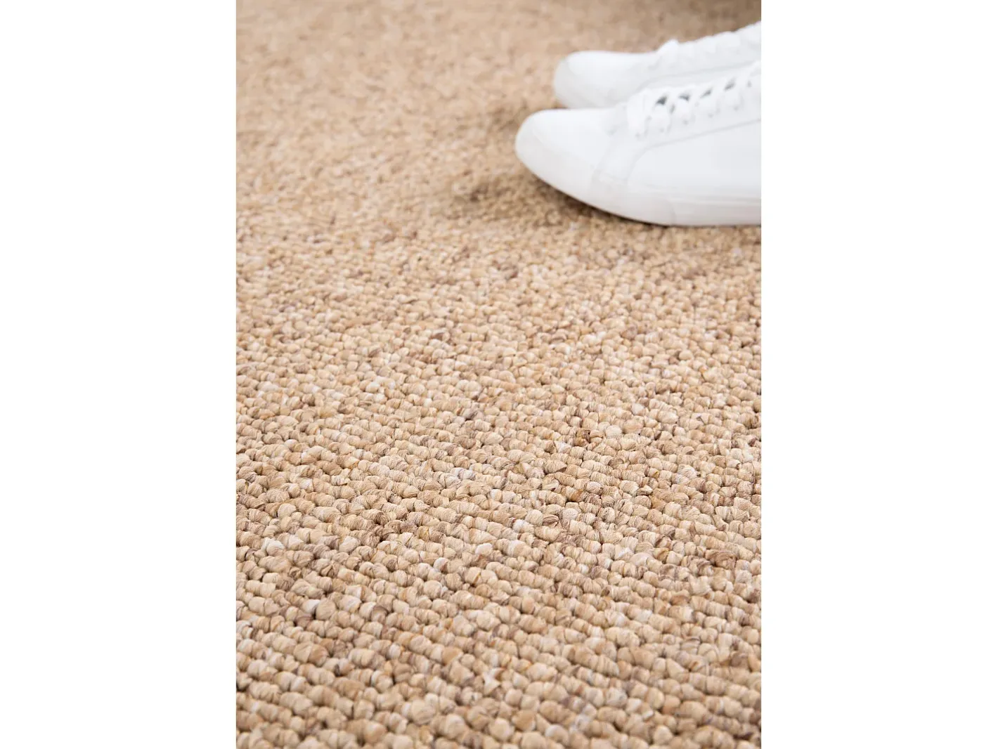 Alfombra De Salón-Alfombra interior - liso - natural - 200 x 290 cm - PETRA Marru00f3n