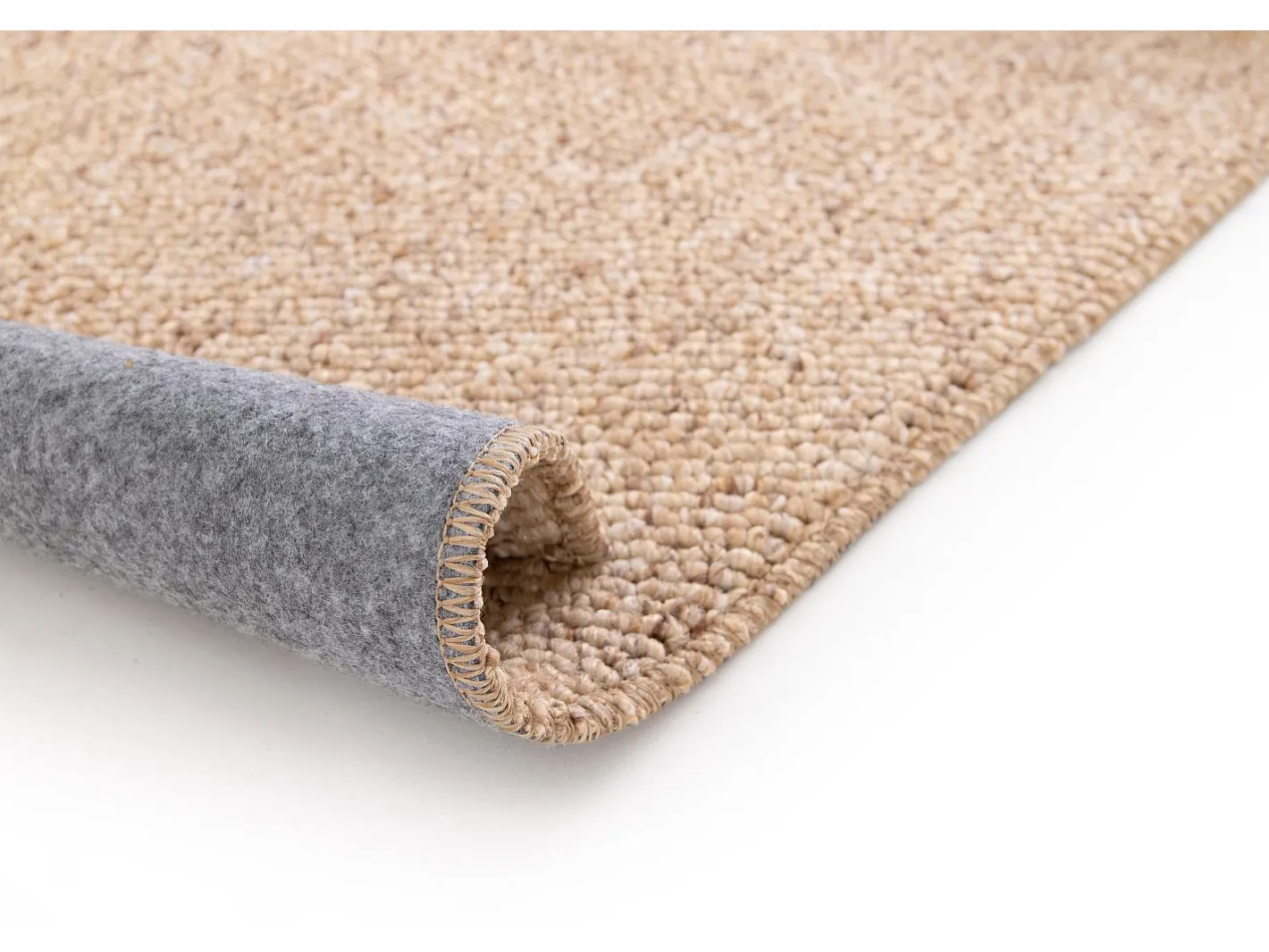 Alfombra De Salón-Alfombra interior - liso - natural - 200 x 290 cm - PETRA Marru00f3n