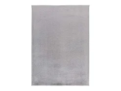Alfombra De Salón-Alfombra interior - liso - plata - 80 x 150 cm - CORALINE Plateado