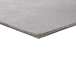 Alfombra De Salón-Alfombra interior - liso - plata - 80 x 150 cm - CORALINE Plateado