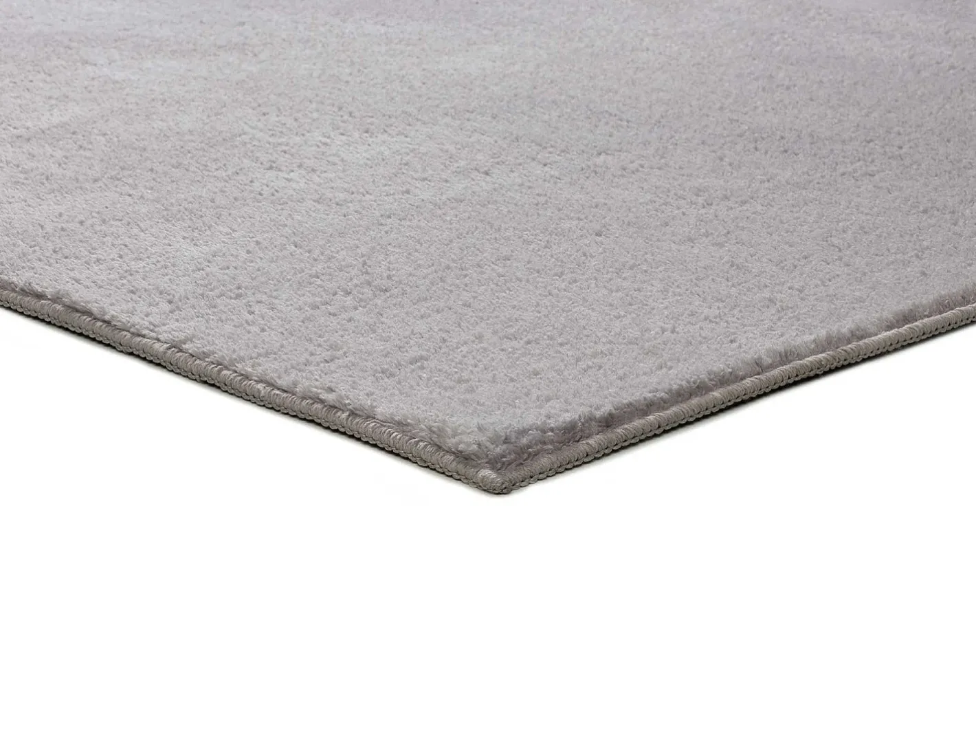 Alfombra interior - liso - plata - 60 x 100 cm - CORALINE Plateado Online