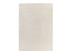 Clearance Alfombra interior - moderno con relieve - plata - 133 x 190 cm - BARESA Plateado