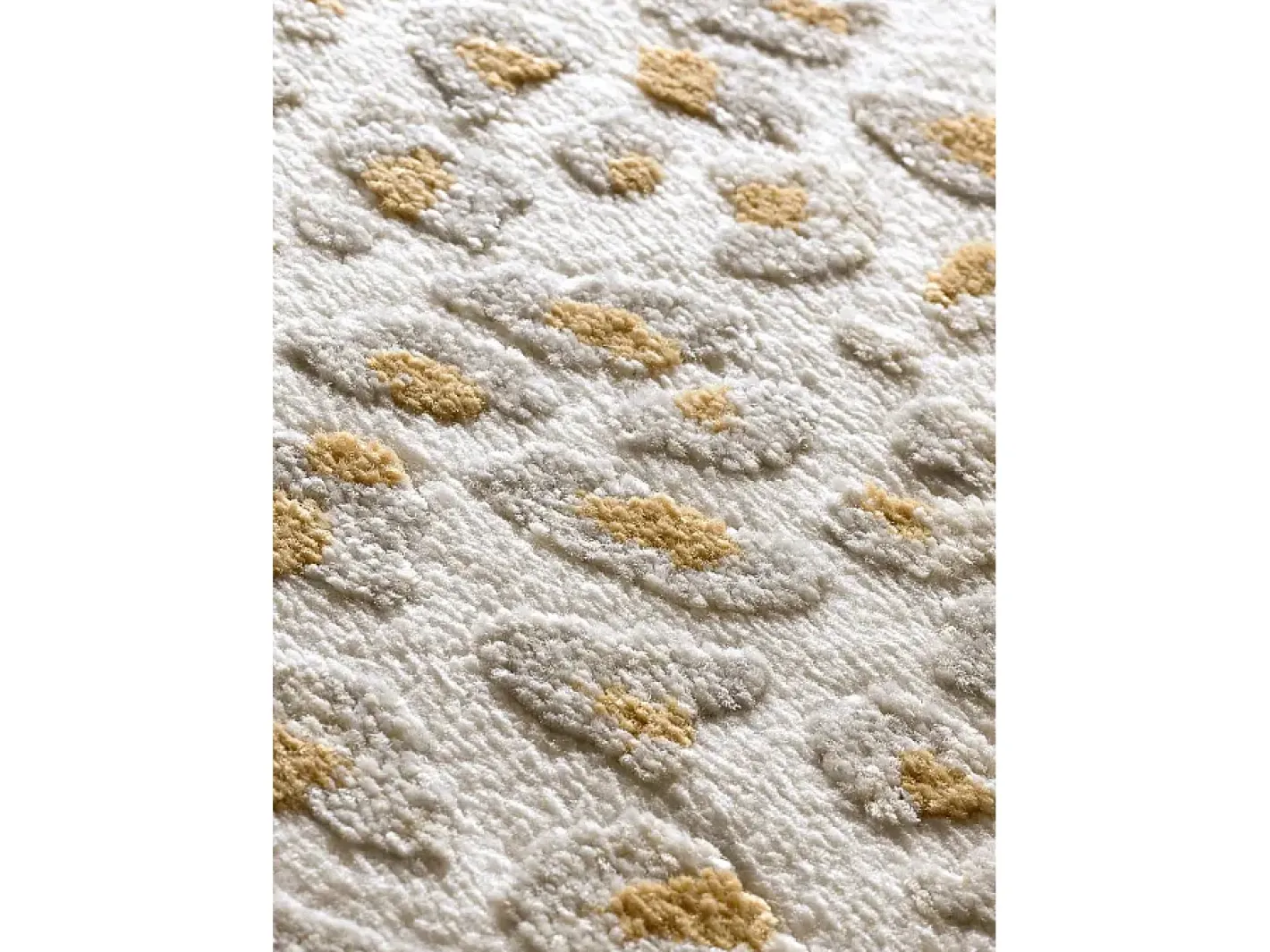 Alfombra De Salón-Alfombra interior - moderno con relieve - - 160 x 230 cm - AMARA Gris / Crema