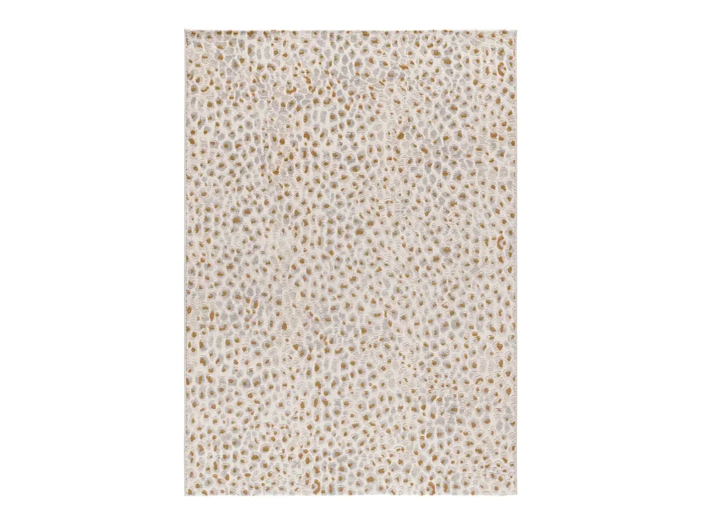 Alfombra De Salón-Alfombra interior - moderno con relieve - - 160 x 230 cm - AMARA Gris / Crema
