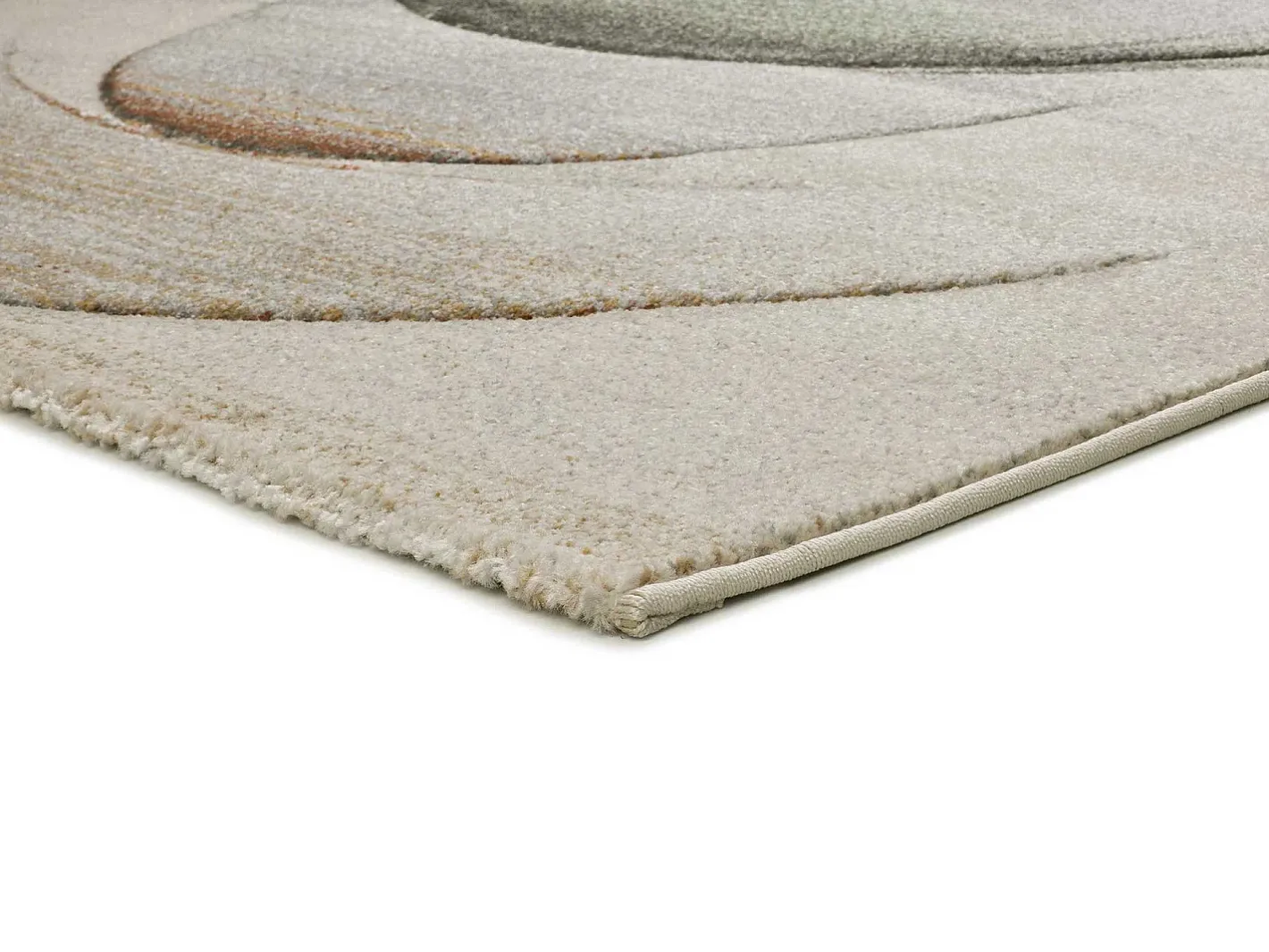 Alfombra interior - moderno - beige - 140 x 200 cm - LIBET Gris / Naranja / Verde / Beige New