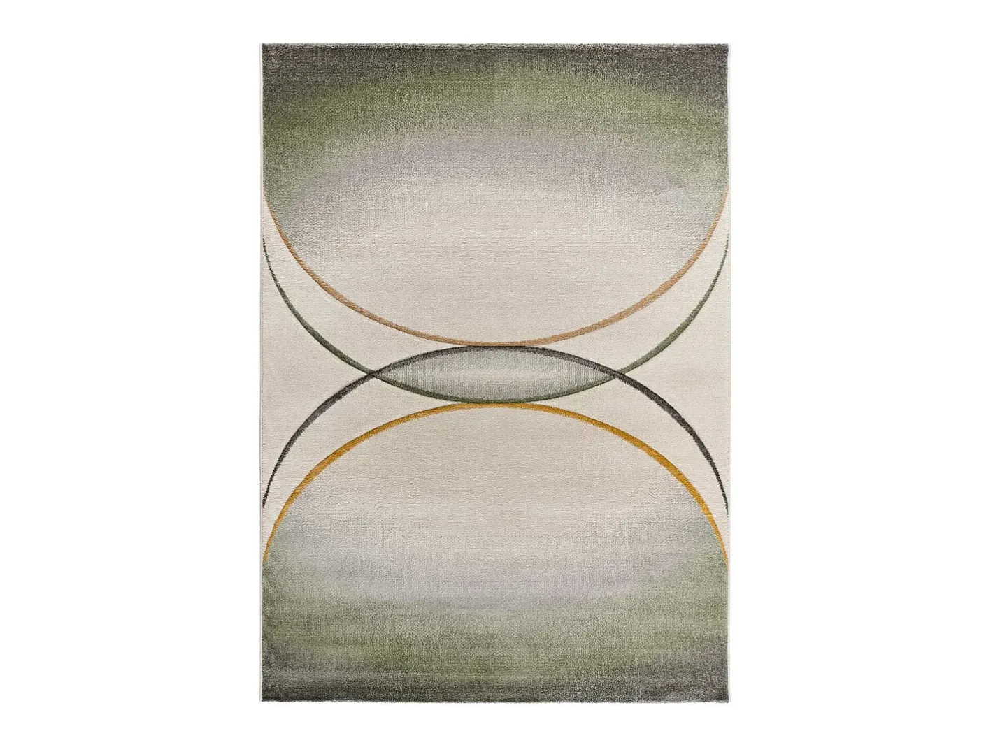 Best Alfombra interior - moderno - gris - 160 x 230 cm - LIBET Gris / Naranja / Beige