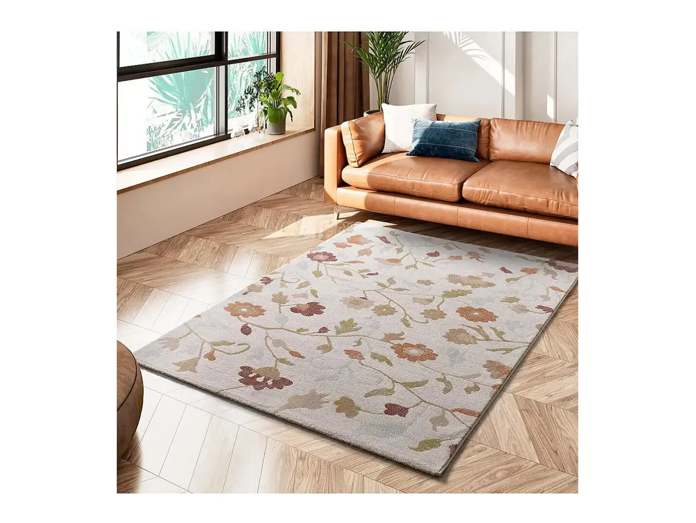 Alfombra interior - motivos florales - - 160 x 230 cm - TAMARIS Multicolor Sale