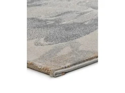 Alfombra De Salón-Alfombra interior - motivos florales - - 140 x 200 cm - FLORES SUNSET Gris / Beige