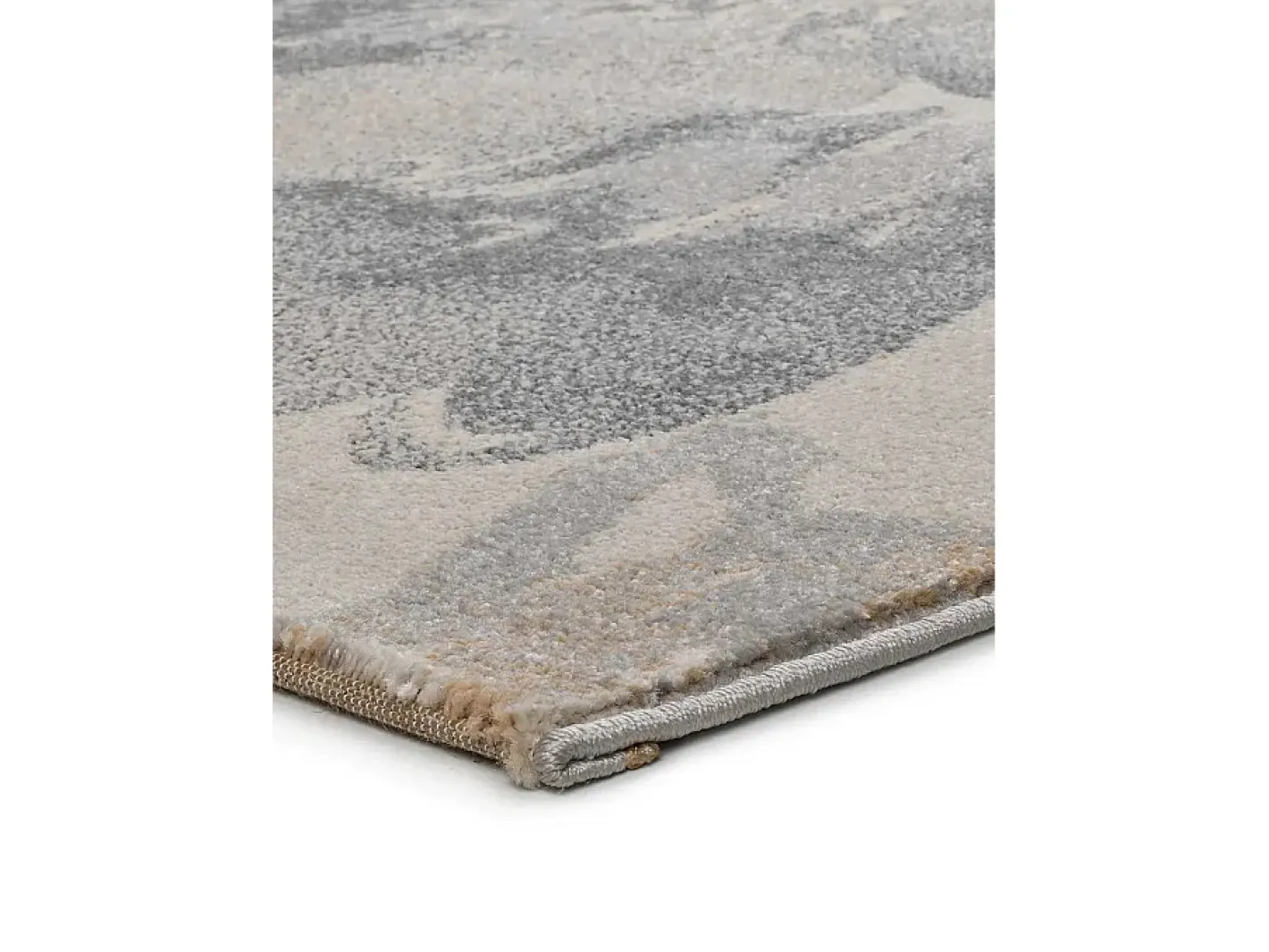 Alfombra De Salón-Alfombra interior - motivos florales - - 140 x 200 cm - FLORES SUNSET Gris / Beige