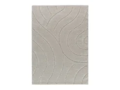 Alfombra De Salón-Alfombra interior - shaggy - plata - 60 x 120 cm - MOLIER Plateado