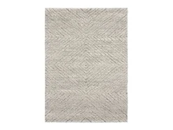 Alfombra De Salón-Alfombra interior - shaggy - plata - 160 x 230 cm - ATESA Plateado