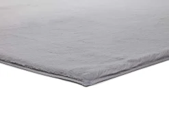 Alfombra De Salón-Alfombra interior - shaggy liso - plata - 80 x 150 cm - FOX Plateado