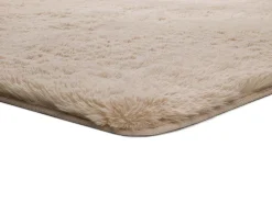 Alfombra interior - shaggy liso - - 60 x 100 cm - ALPACA Beige Discount