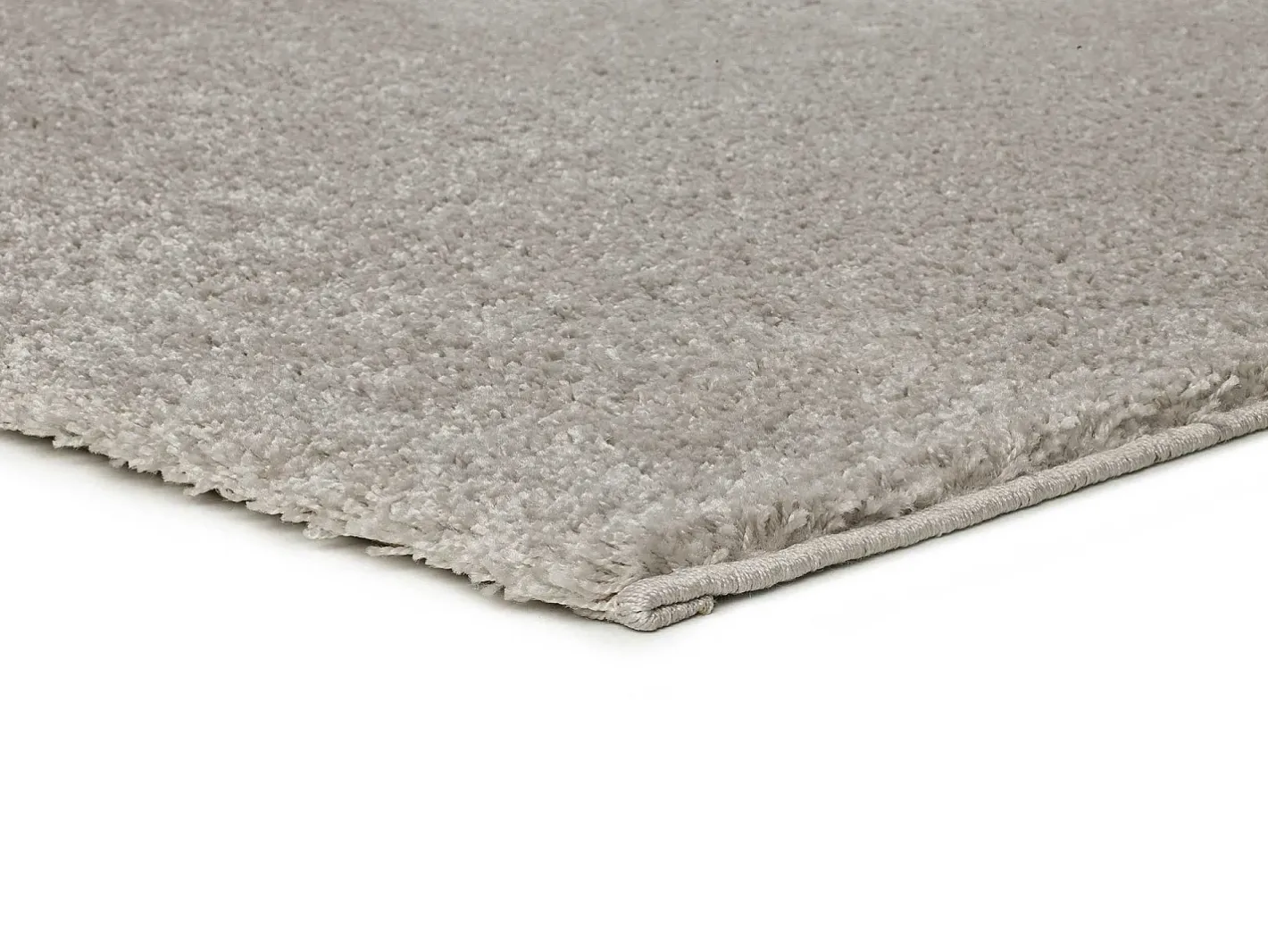 Alfombra interior - shaggy liso - plata - 160 x 230 cm - ATLAS Plateado Hot