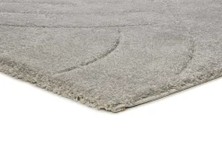 Alfombra De Salón-Alfombra interior - shaggy - plata - 80 x 150 cm - MOLIER Plateado