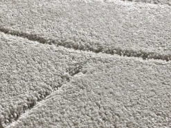 Alfombra De Salón-Alfombra interior - shaggy - plata - 80 x 150 cm - MOLIER Plateado