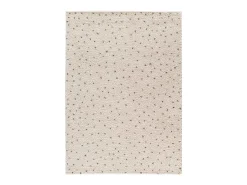 Alfombra interior - shaggy moderno - crema / negro - 120 x 180 cm - LUSH Negro / Crema Sale
