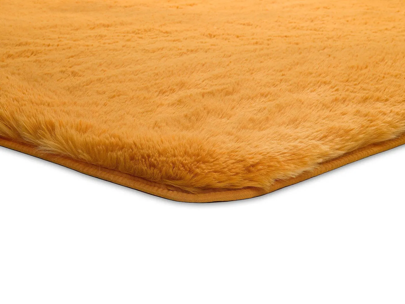Alfombra De Salón-Alfombra interior - shaggy liso - - 200 x 290 cm - ALPACA Mostaza