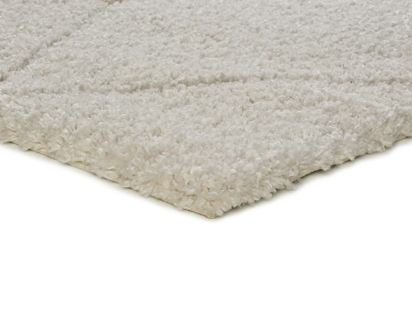 Alfombra De Salón-Alfombra interior - shaggy - - 120 x 170 cm - ATESA Blanco