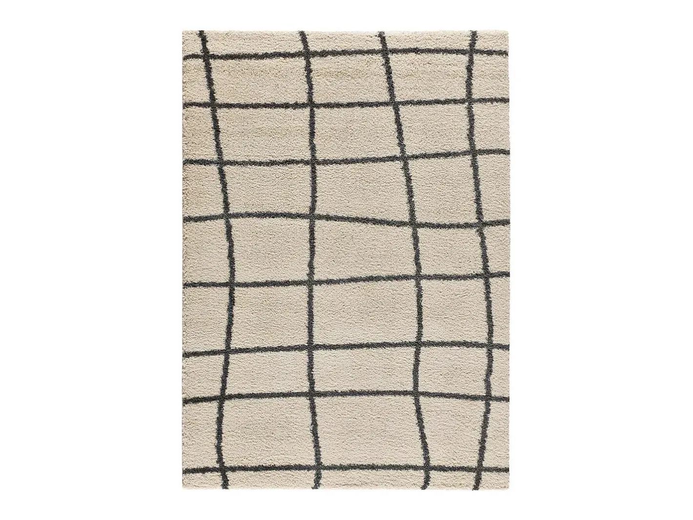Alfombra De Salón-Alfombra interior - shaggy escandinavo - - 160 x 230 cm - ATLAS Blanco