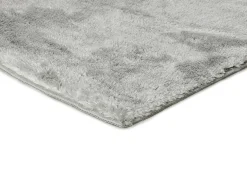 Alfombra interior - shaggy liso - plata - 140 x 200 cm - ROMA Plateado