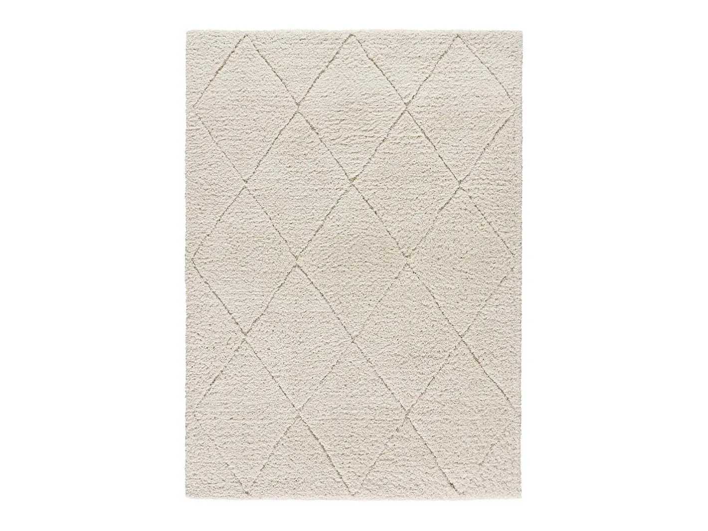 Alfombra De Salón-Alfombra interior - shaggy - - 160 x 230 cm - ATESA Blanco