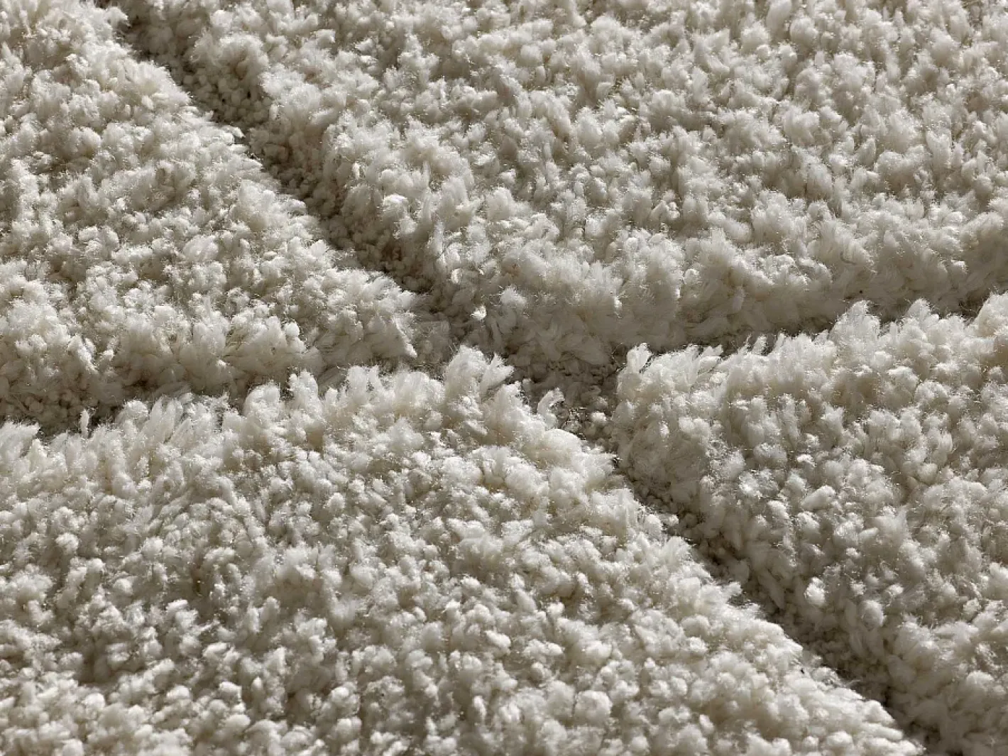 Alfombra De Salón-Alfombra interior - shaggy - - 160 x 230 cm - ATESA Blanco