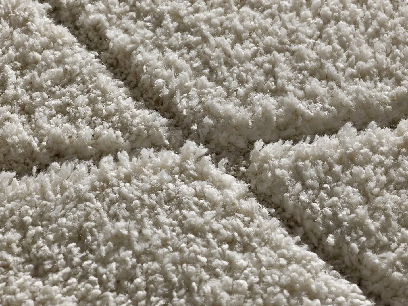 Alfombra De Salón-Alfombra interior - shaggy - - 160 x 230 cm - ATESA Blanco