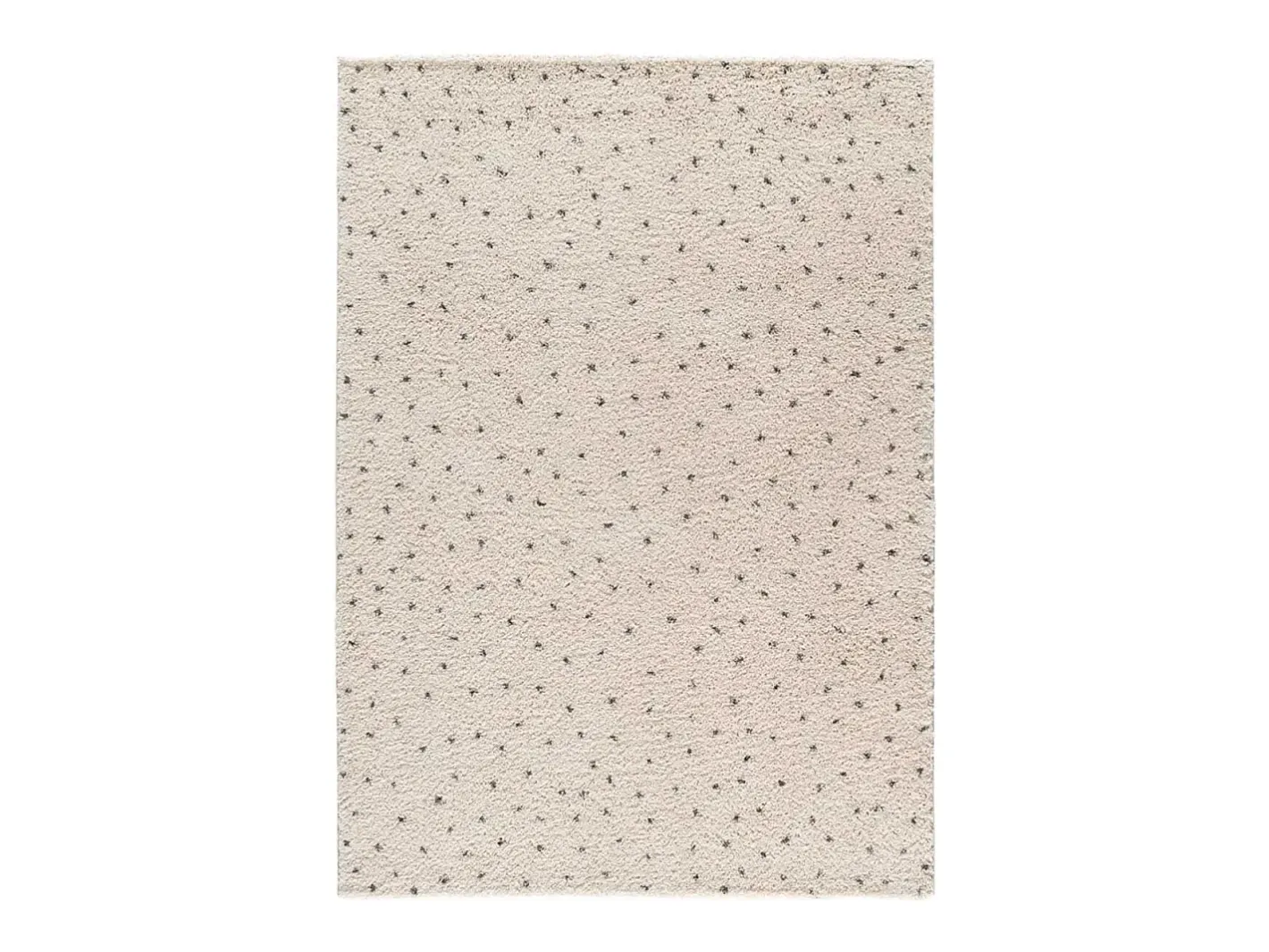 Alfombra interior - shaggy moderno - crema / negro - 160 x 230 cm - LUSH Negro / Crema Online