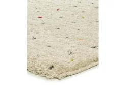 Online Alfombra interior - shaggy moderno - - 140 x 200 cm - LUSH Crema / Multicolor