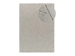 Alfombra interior - shaggy - plata - 160 x 230 cm - MOLIER Plateado Sale